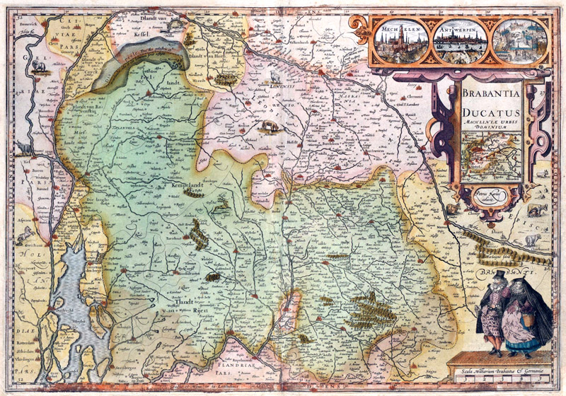 Brabantia Ducatus 1601 Kaerius